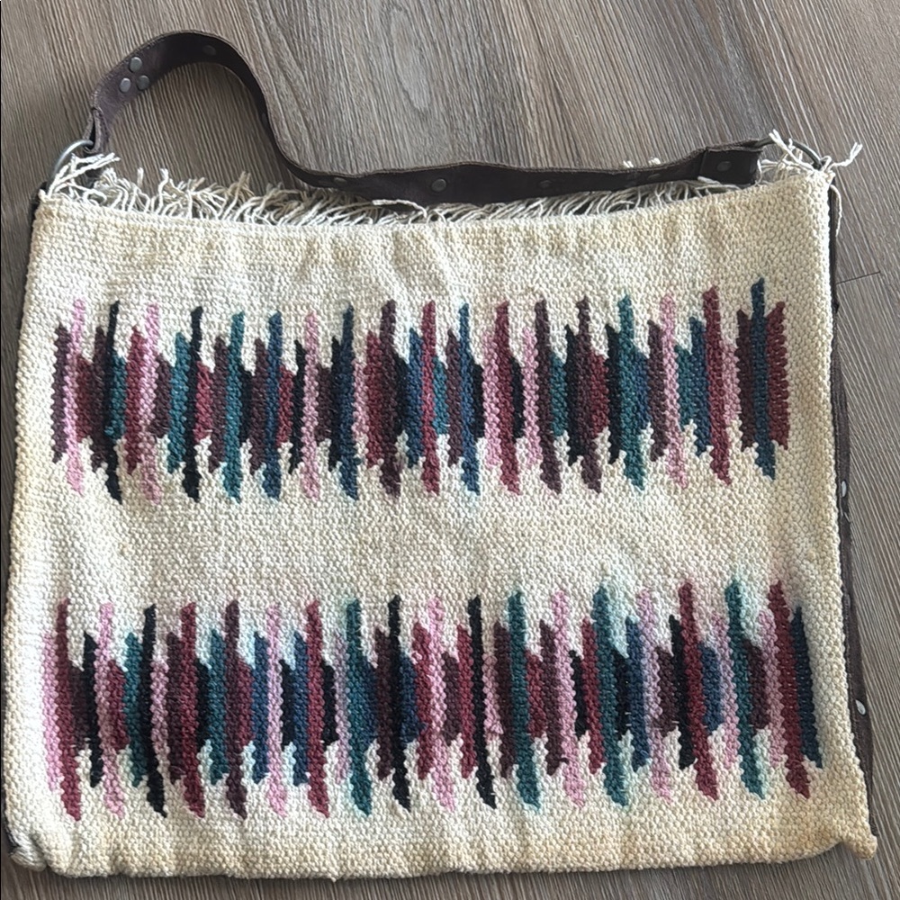 Multicolor Woven Women's Bag